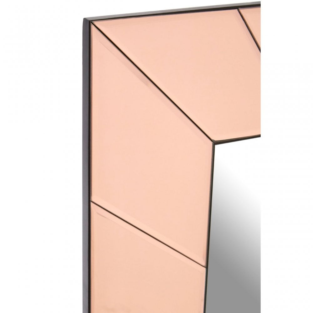 Tuskin Earl Wall Mirror, Mirrored Glass, Gold