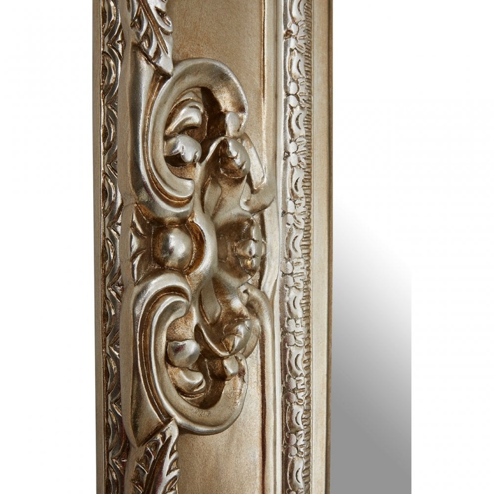 Ornate Decorative Edge Wall Mirror, Mirrored Glass, Gold