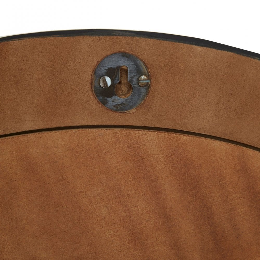 Rova Round Wall Mirror, Mirrored Glass, Gold