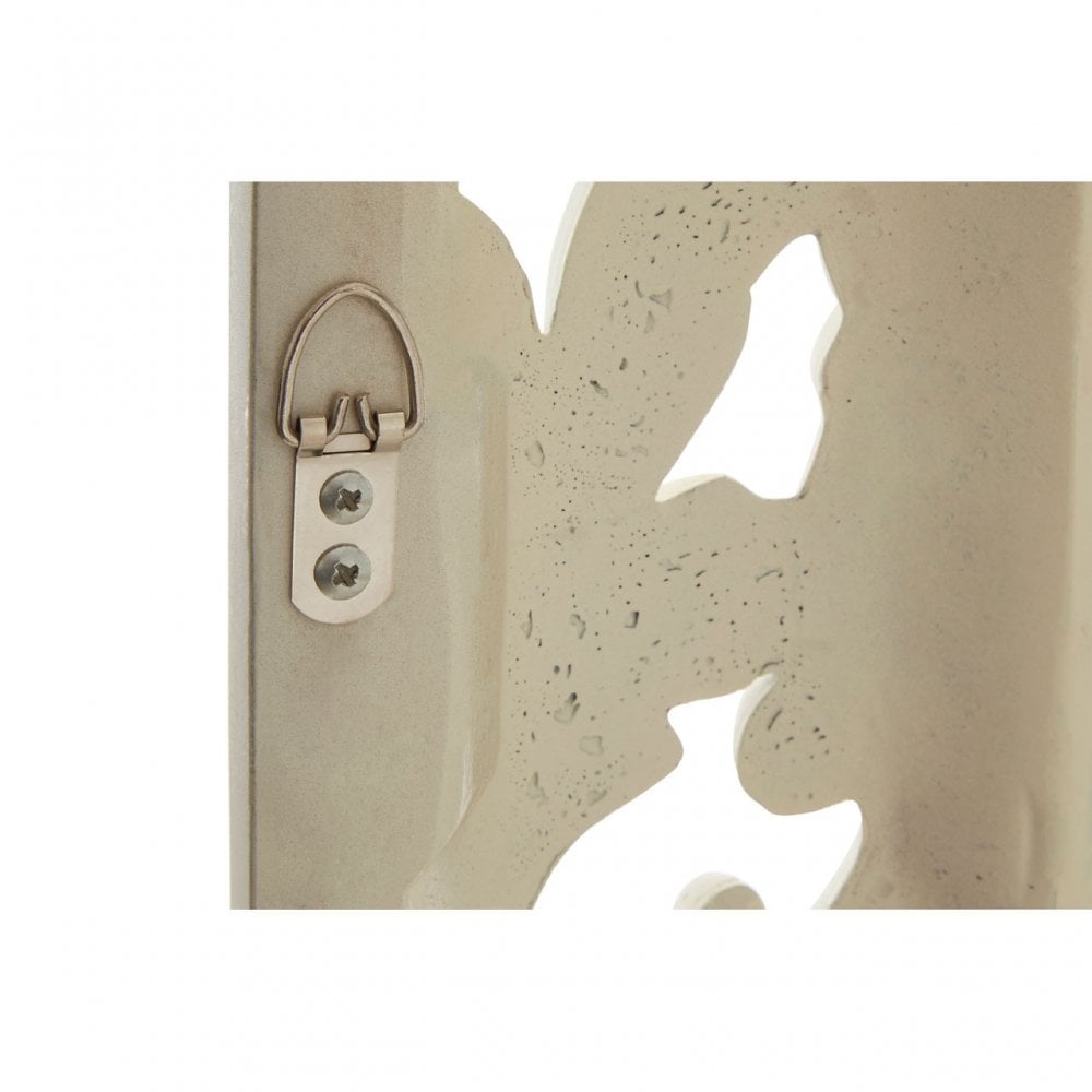 Hilda Cream Wall Mirror, Mirrored Glass, Cream