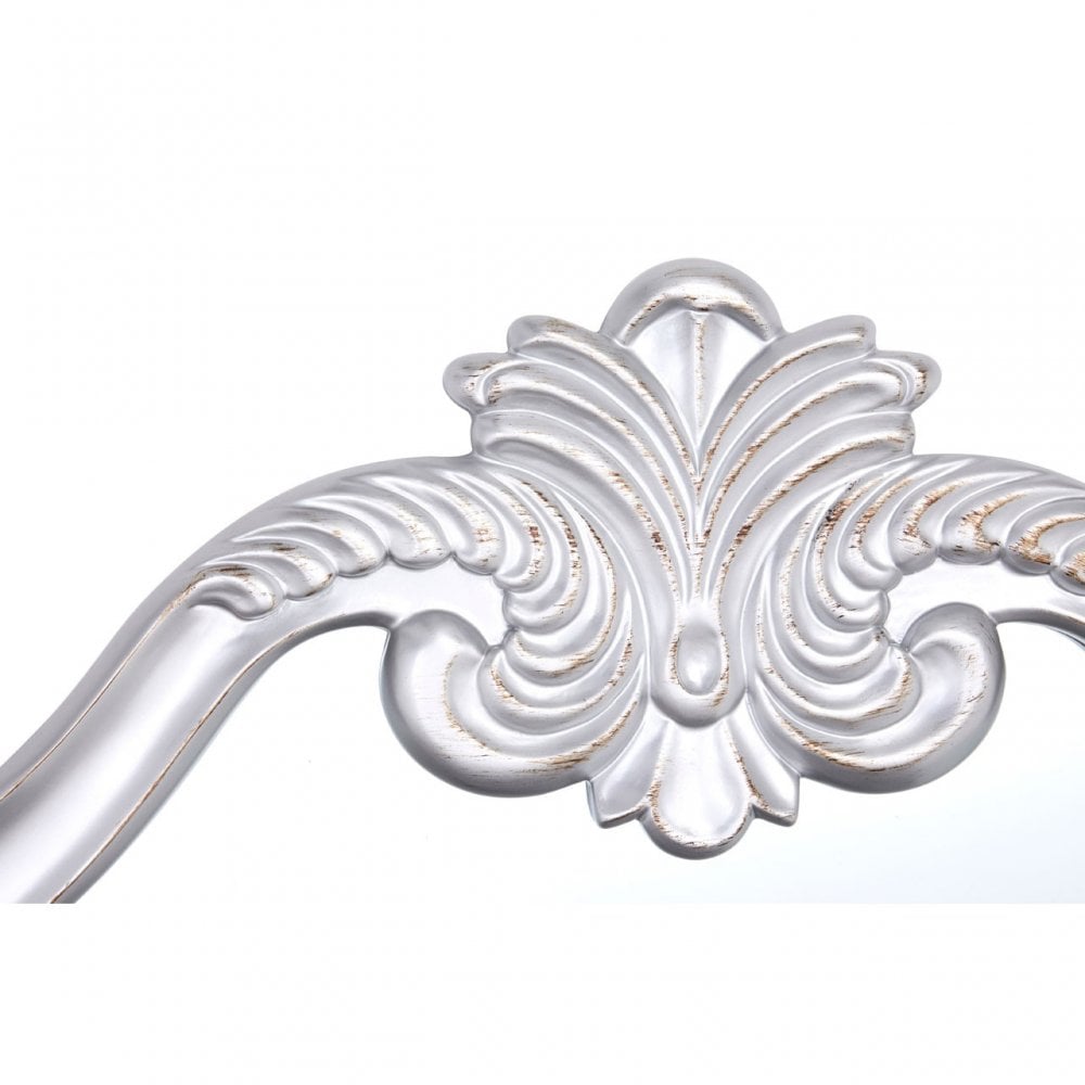 Harriet Silver Wall Mirror, Mirrored Glass, Silver