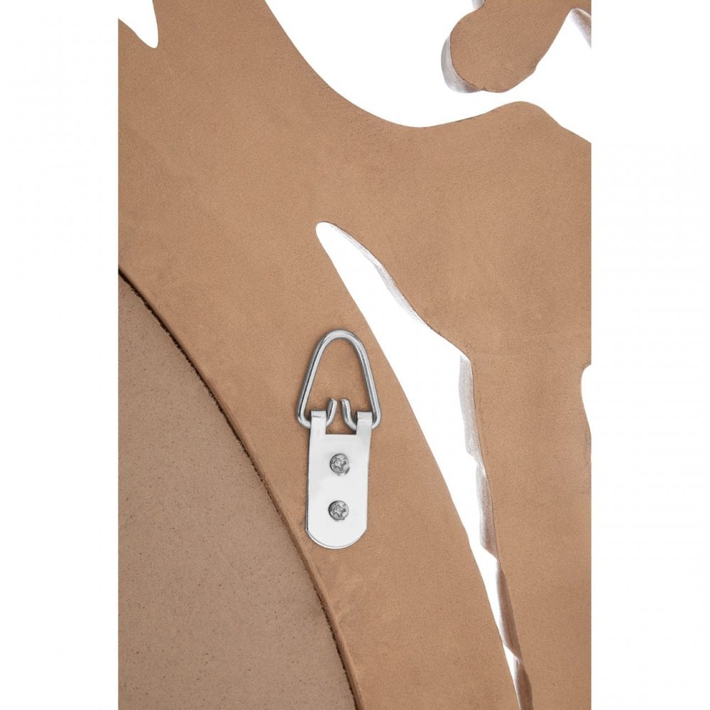 Gold Finish Oval Acanthus Leaf Wall Mirror, Mirrored Glass, Gold