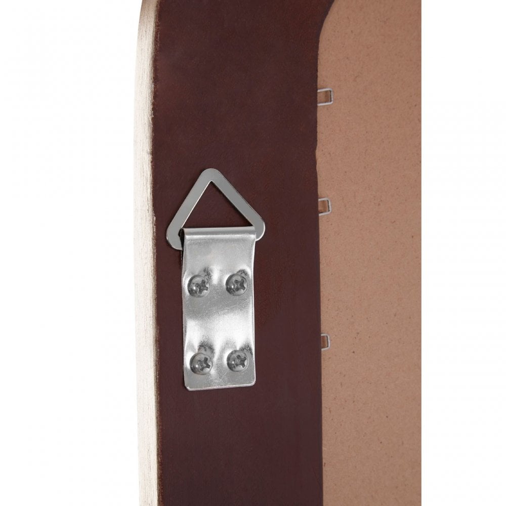 Gilda Silver Wall Mirror, Mirrored Glass, Wood, Silver