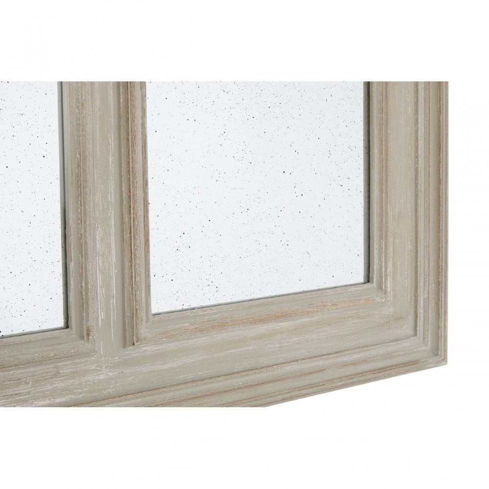 Gail Ash / Gold Frame Wall Mirror, Mirrored Glass, Wood, Silver