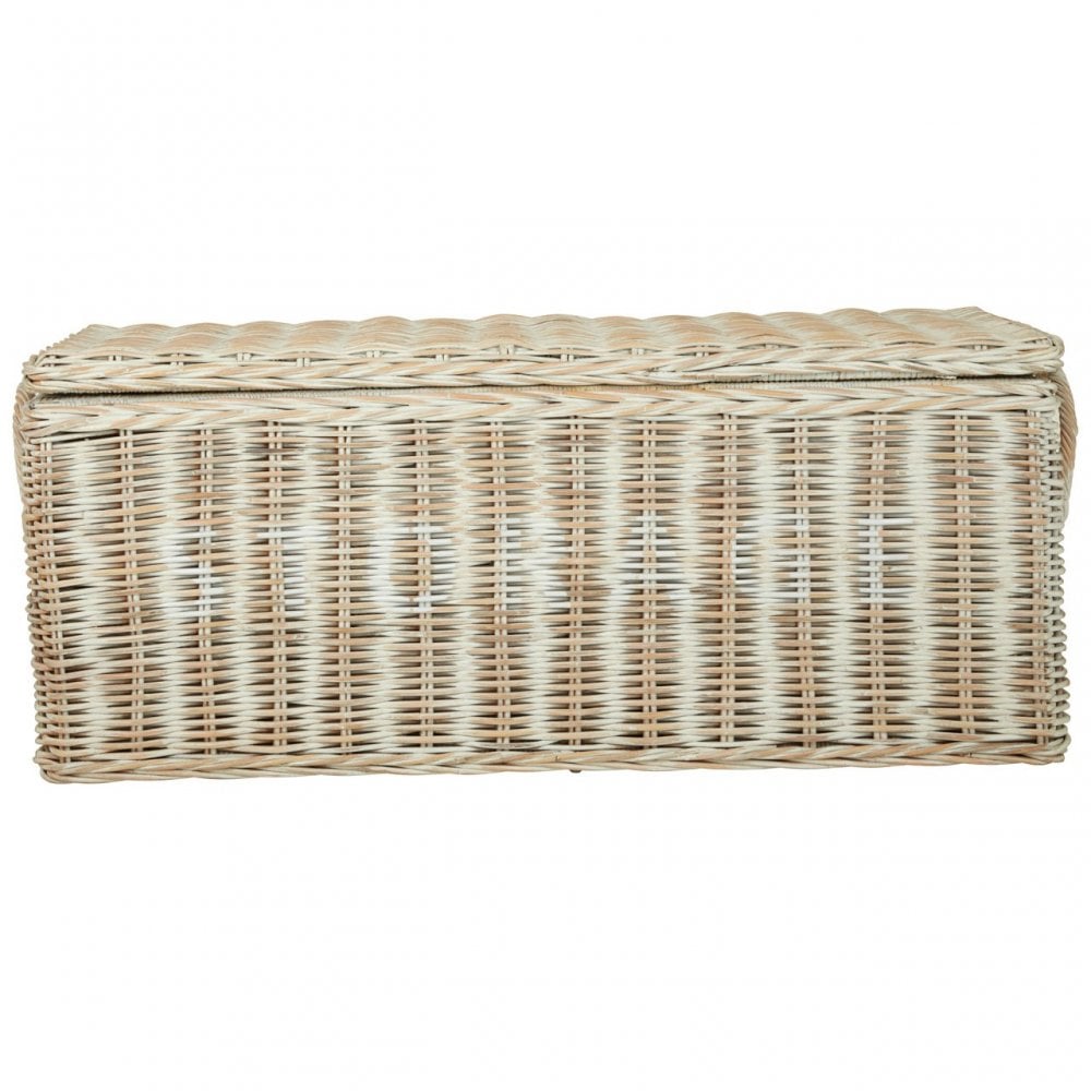 Ratallio Storage Boxes, Kubu Rattan, White