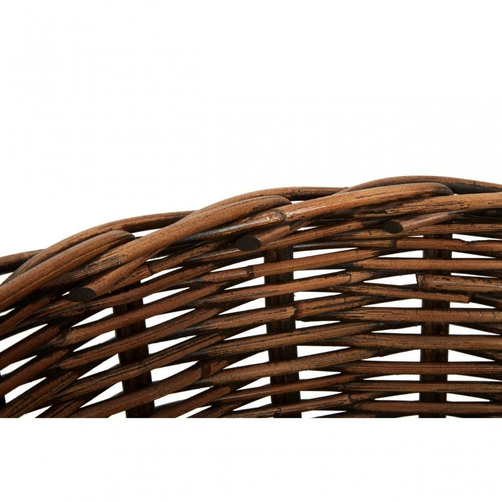 Ratallio Antique Brown Baskets, Kubu Rattan, Brown