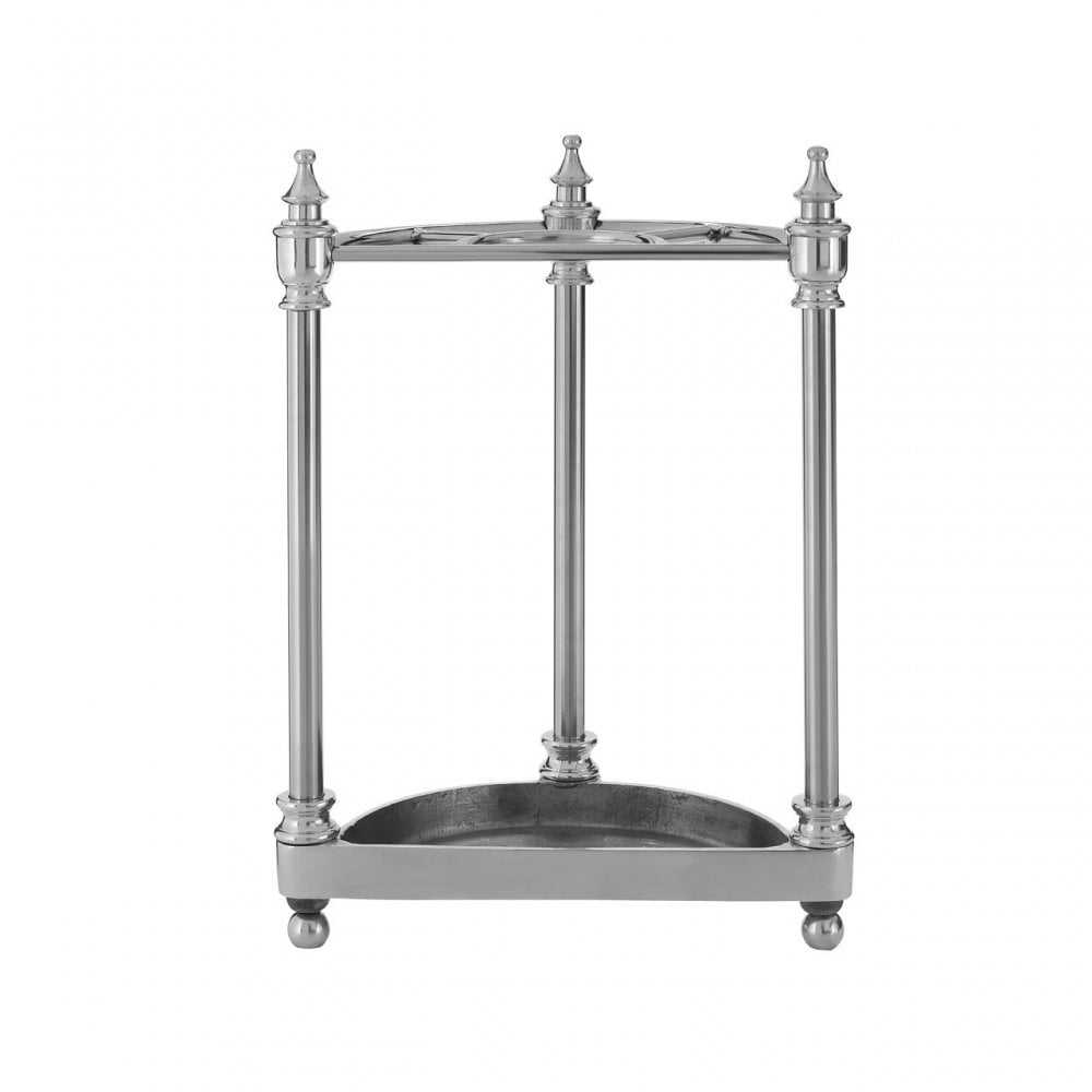 Half Circle Umbrella Stand, Aluminium, Silver