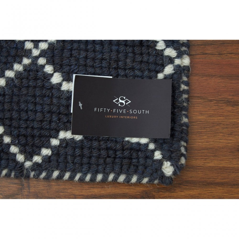 Tuskin Rug, Cotton / Wool 20 / 80, Grey