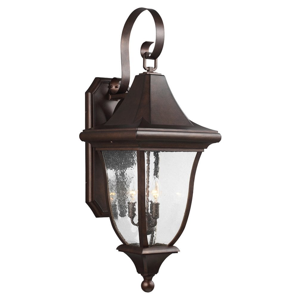Oakmont Grand Wall Lantern in Patina Bronze