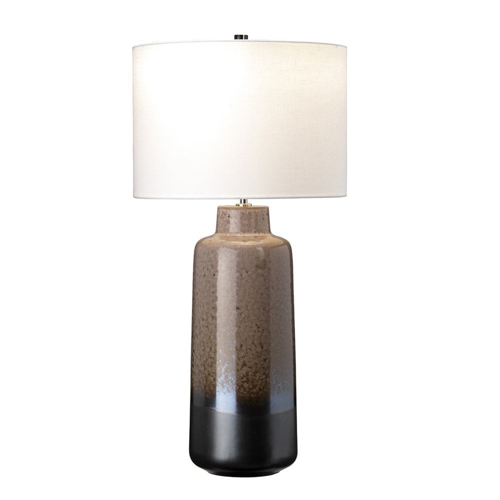 Maryland Ceramic Table Lamp with Faux Linen Shade