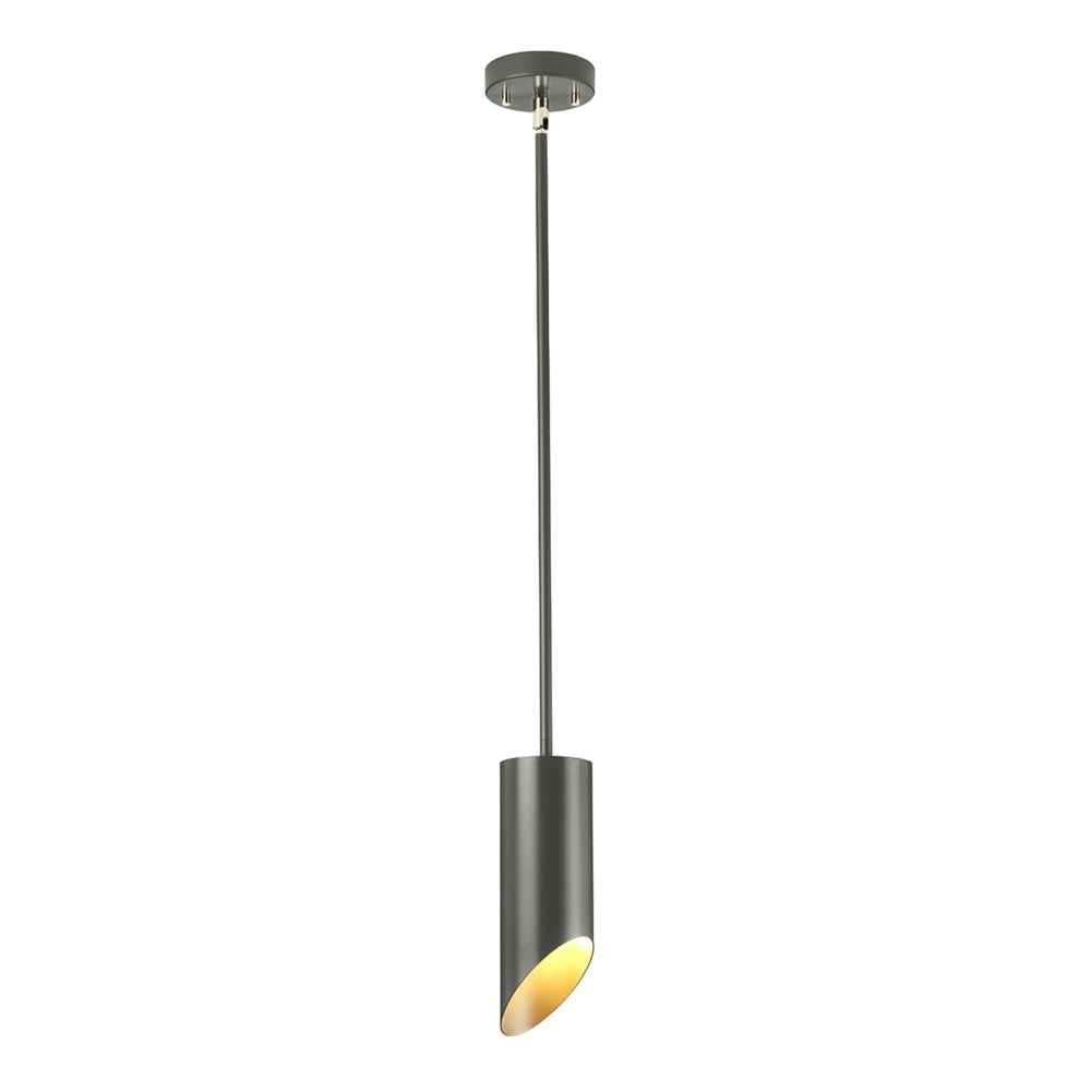 Elegant Grey Pendant Light - Quinto Series by Elstead Lighting