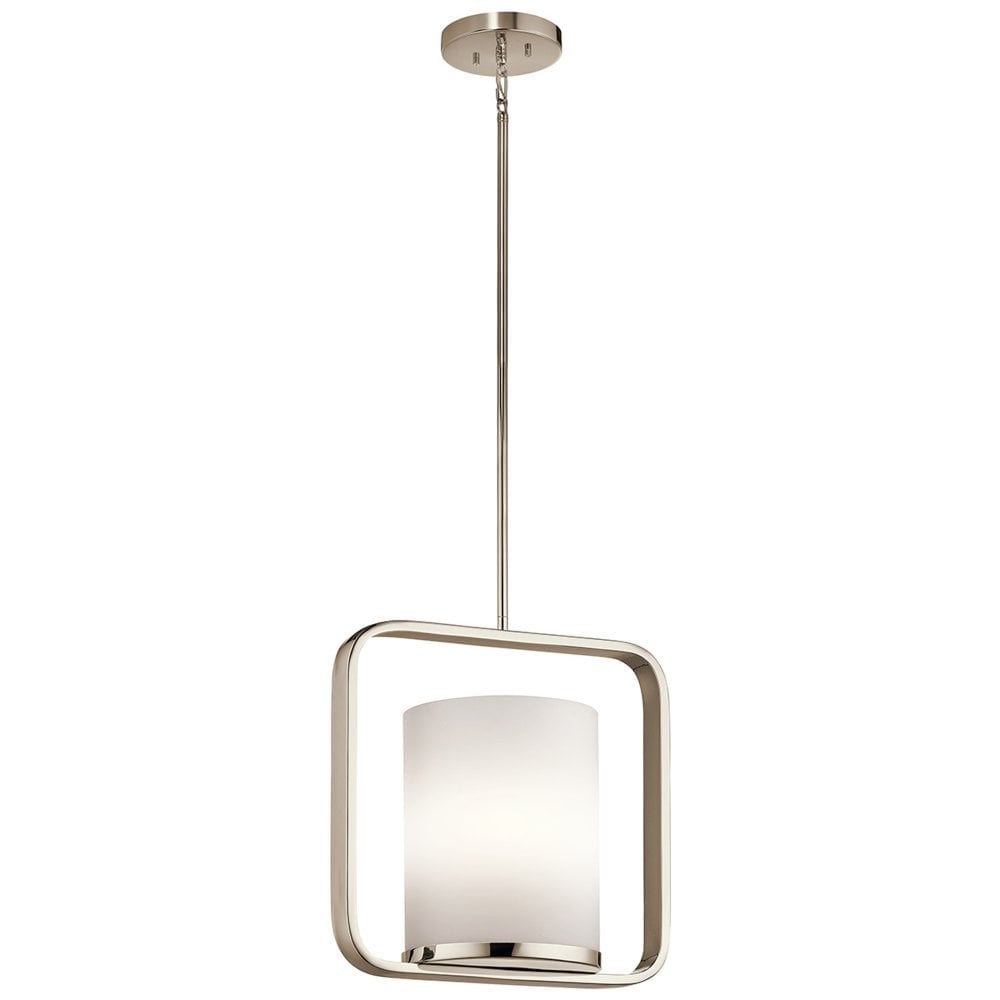 Urban Elegance Medium Pendant - Polished Nickel