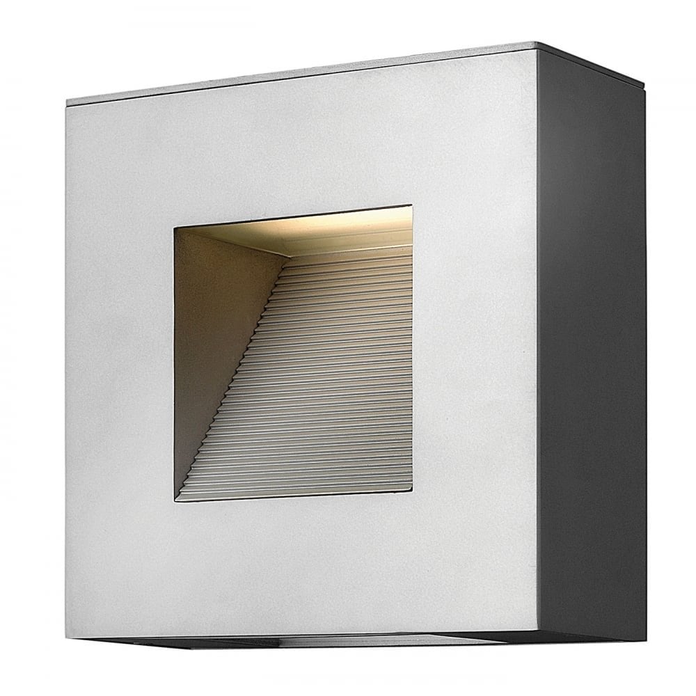 Sleek Luna Titanium Square Wall Light