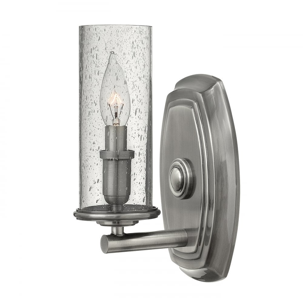 Dakota Polished Antique Nickel Wall Sconce