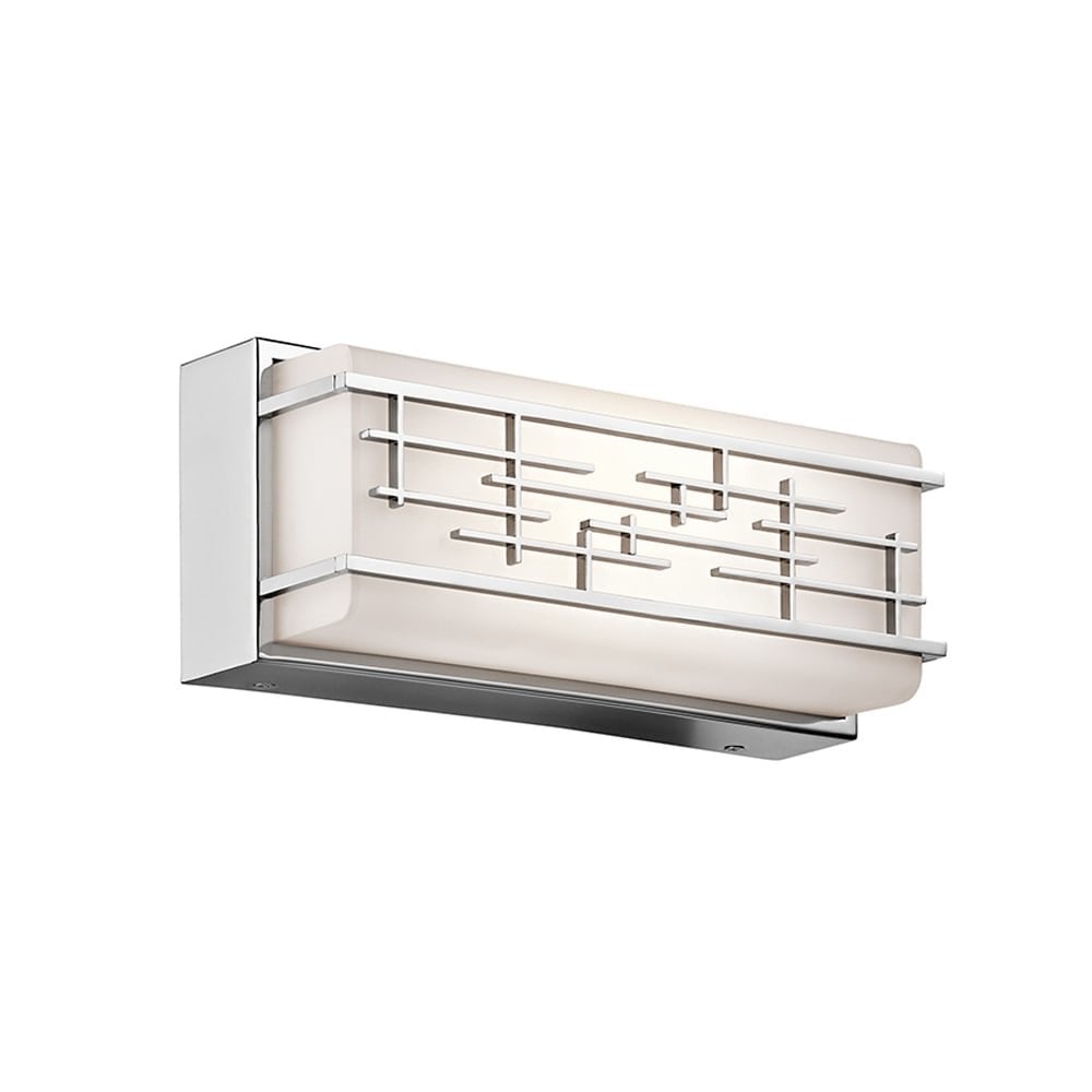 Zolon Chrome Linear LED Bathroom Light Fixture - IP44 Rated