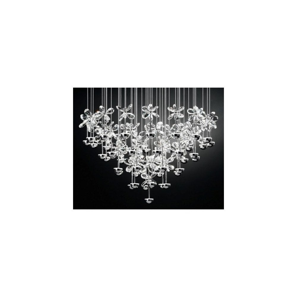 Butterfly Crystal Elegance LED Pendant Light