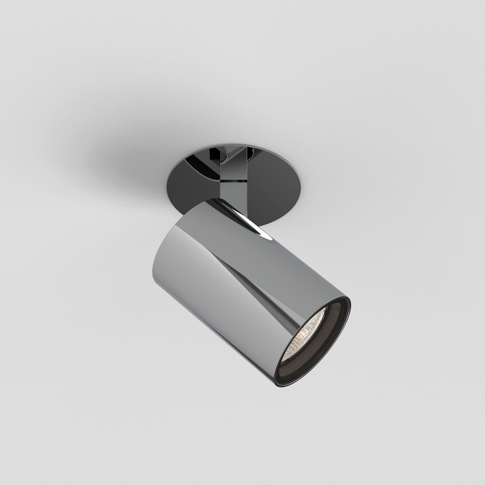 Sleek Chrome Aqua Recessed Ceiling Spotlight