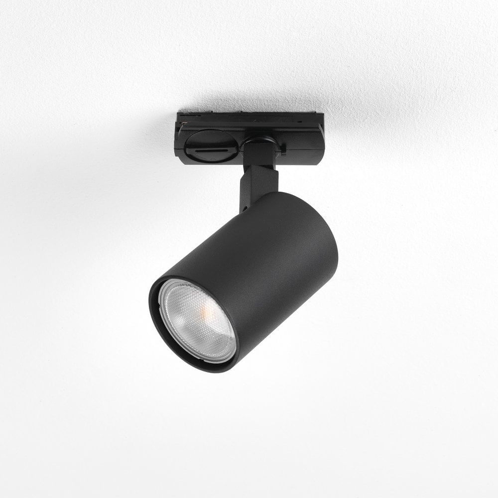Ascoli Adjustable Track Spotlight in Textured Black Finish