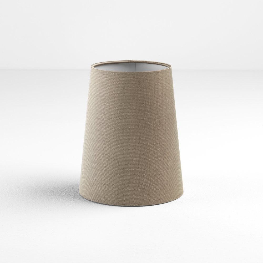 Oyster Silk Fabric Shade - Cone 138 for Deauville Lamps