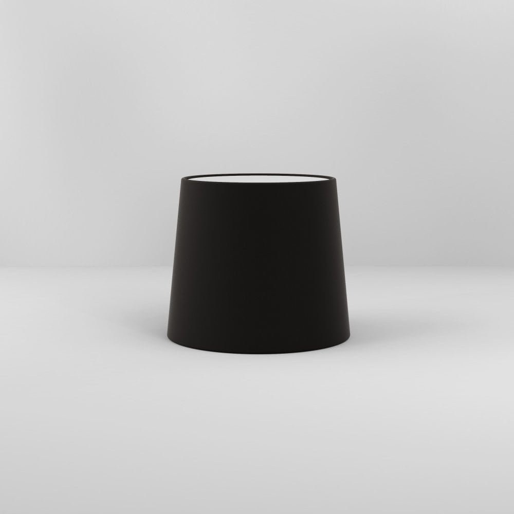 Sleek Black Cone Lamp Shade 180mm