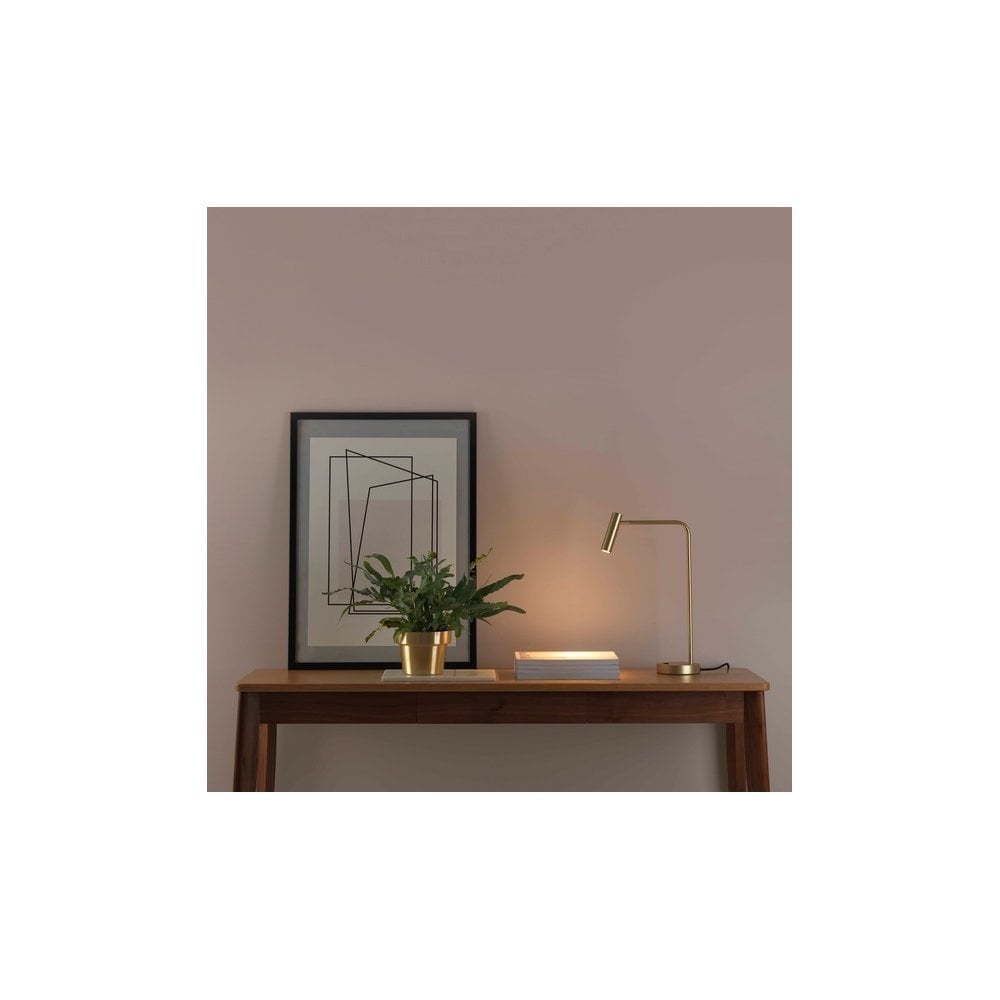 Enna Matt Gold LED Desk Lamp
