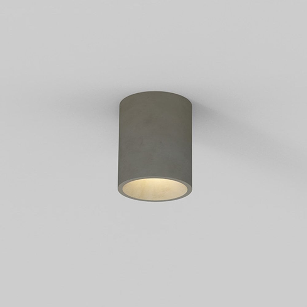 Kos Contemporary Concrete Outdoor Ceiling Light