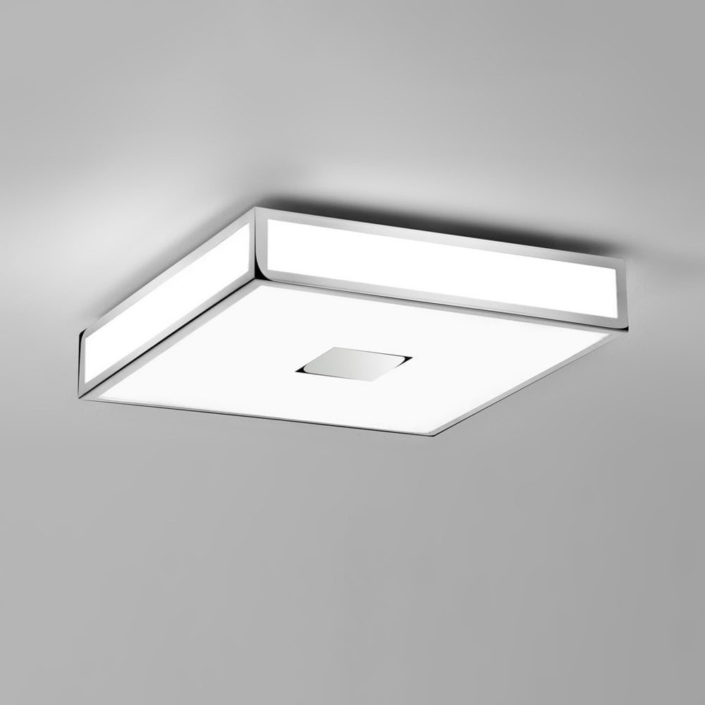 Mashiko 400 Polished Chrome LED Emergency Ceiling Light