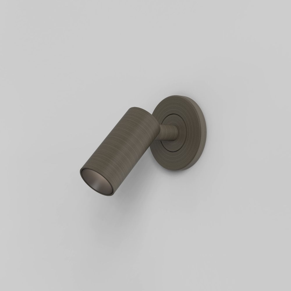 Bronze Micro Recessed LED Spotlight - Adjustable Unswitched Light Fixture