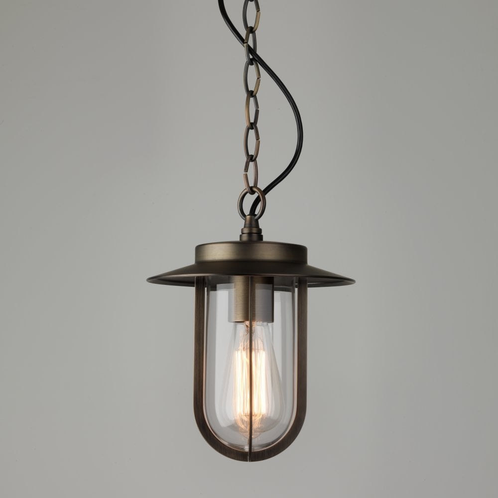 Elegant Montparnasse Outdoor Bronze Pendant Light