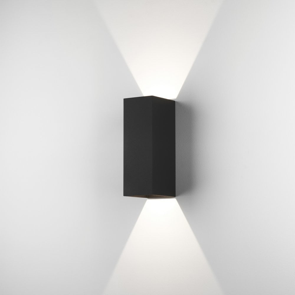 Oslo 255 Black LED Wall Light Fixture