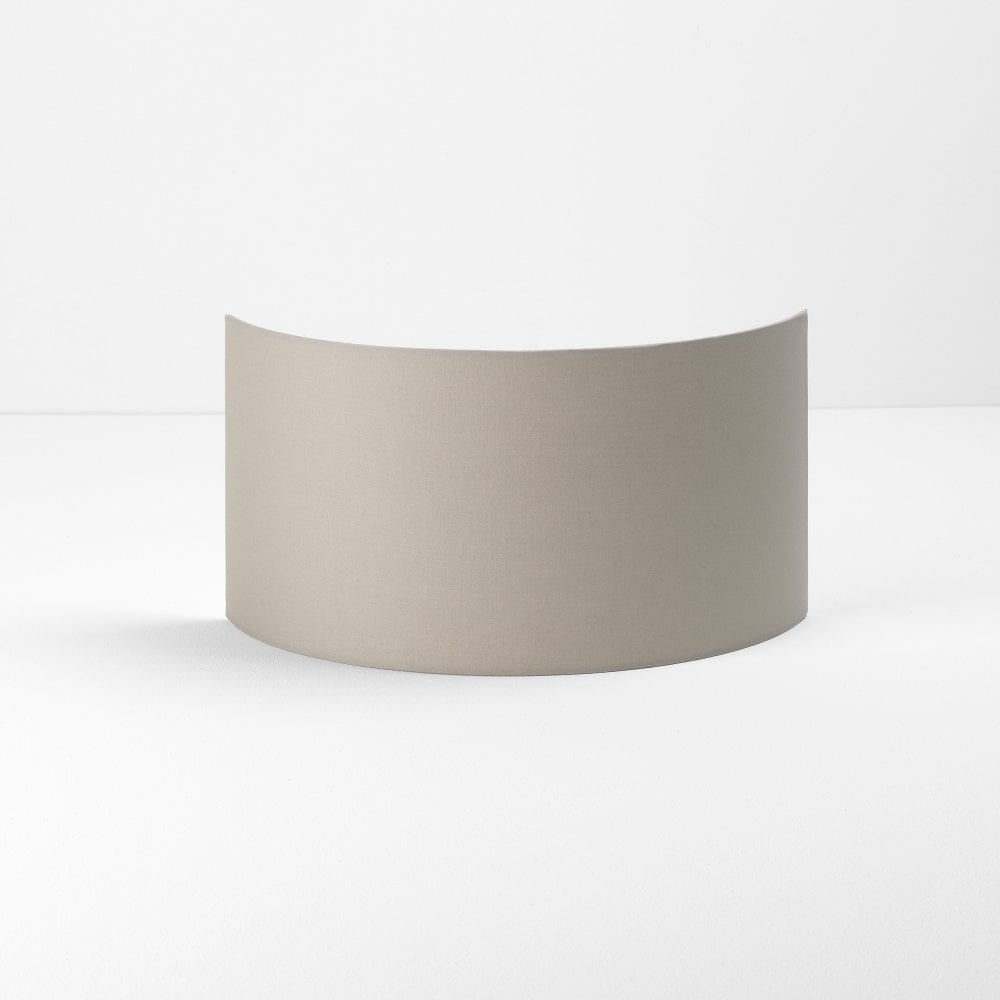 Contemporary Putty 320mm Semi Drum Lampshade