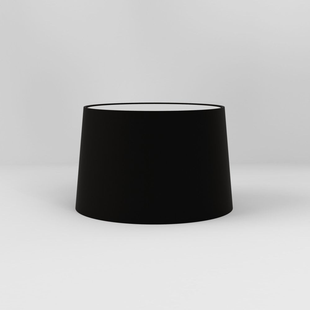 Elegant Black Tapered Round 250mm Lampshade