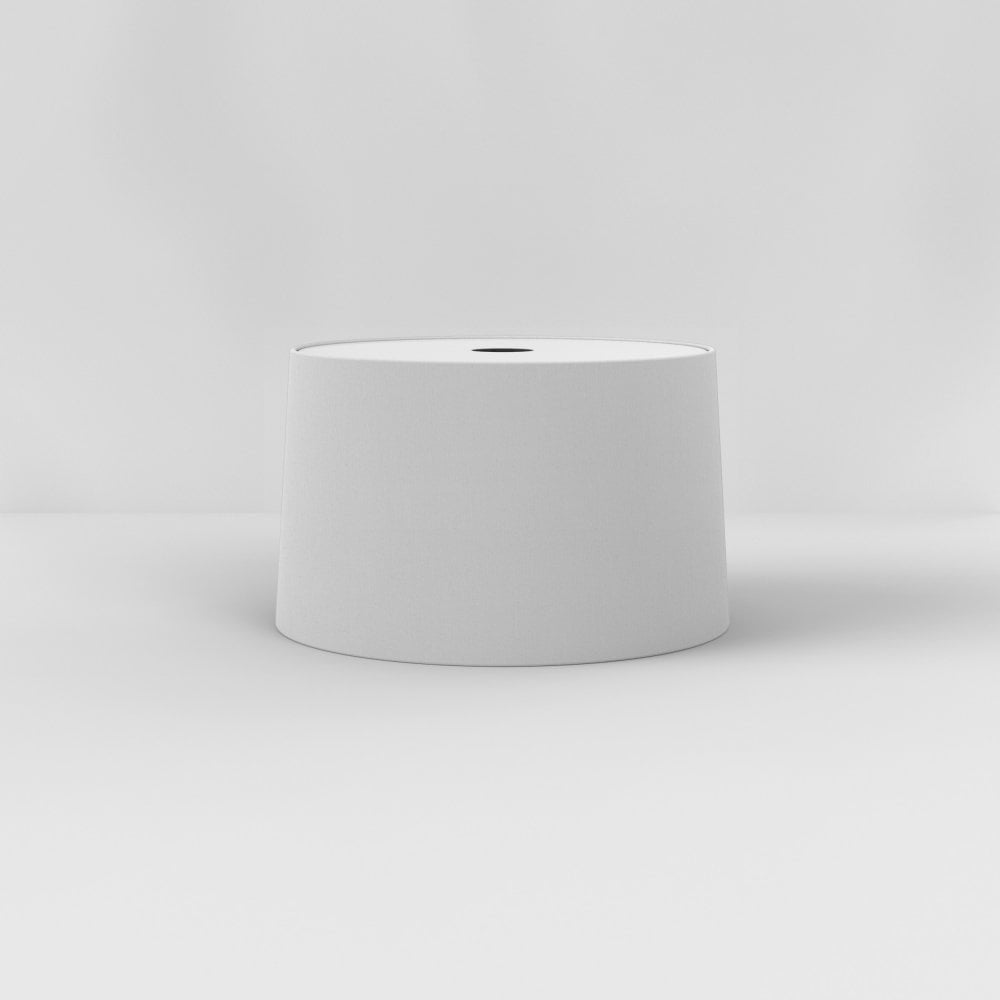 Elegant White Tapered Round 330 Lampshade