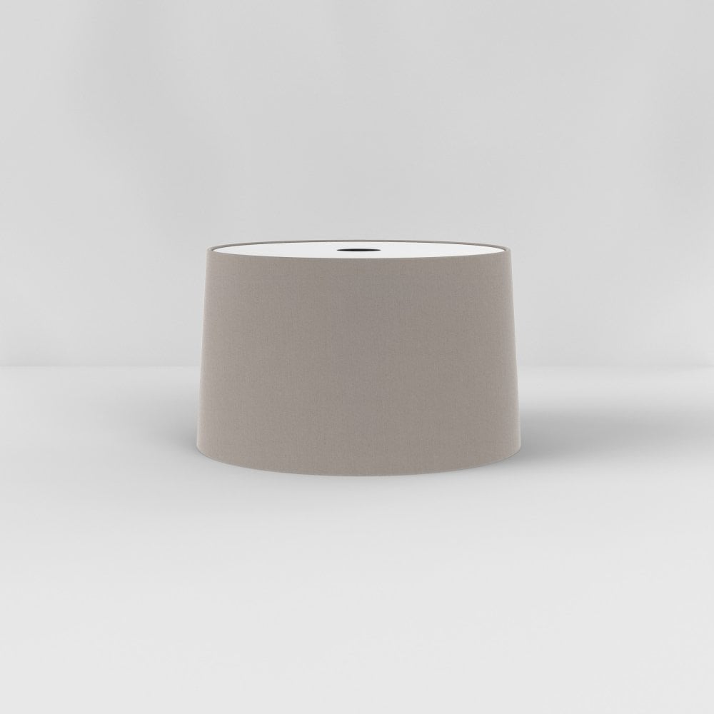 Elegant Putty Tapered Lampshade - 330mm Diameter