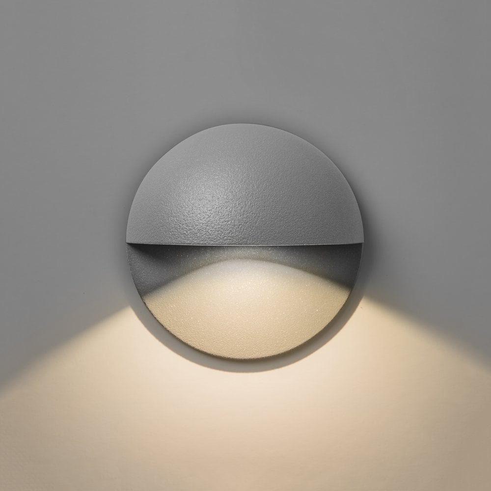 Tivoli LED Outdoor Wall Light in Elegant Textured Grey Finish