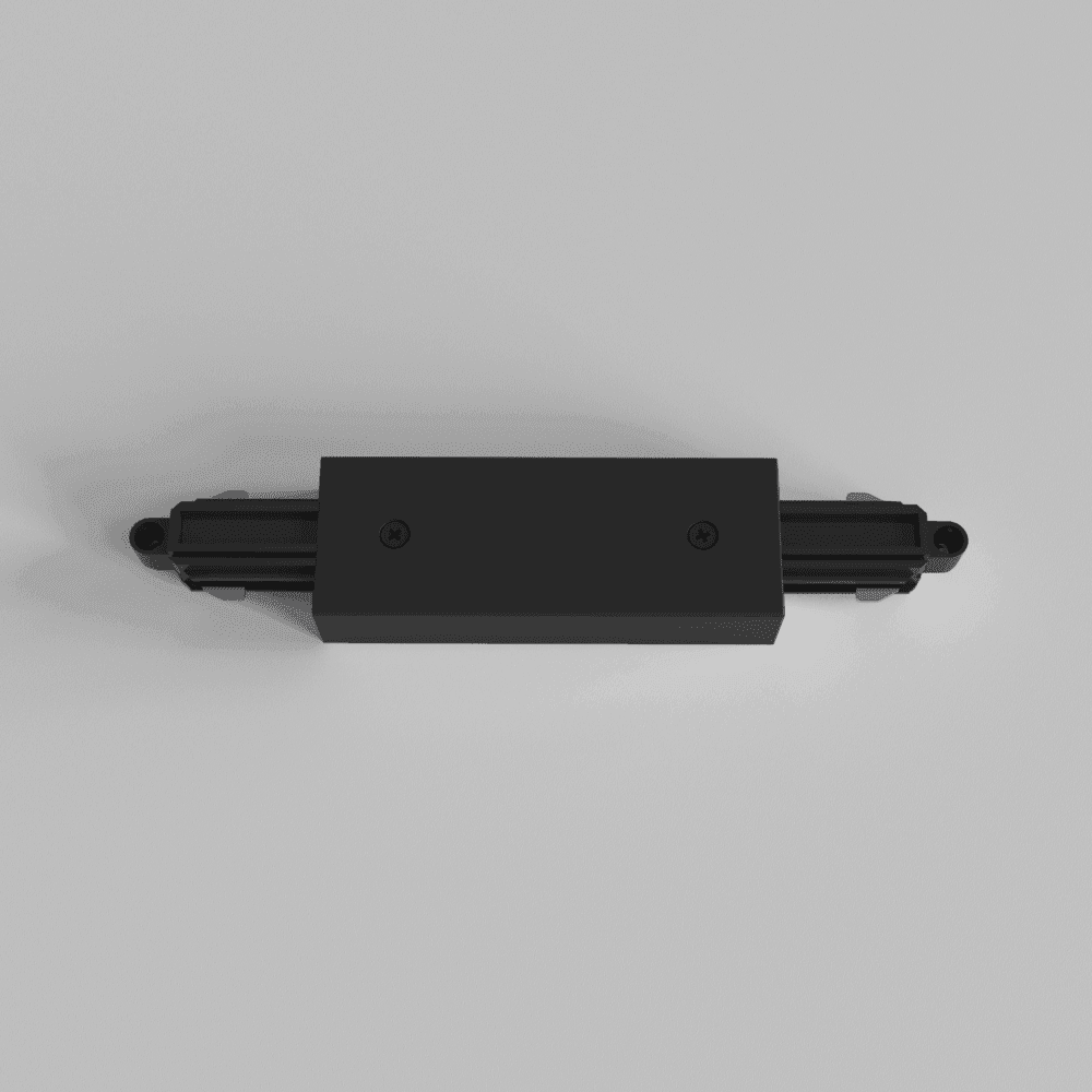 Black Central Live Connector for Track Lighting by Astro Lighting