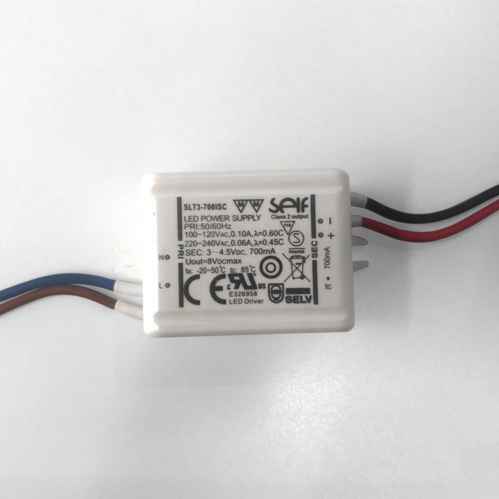 Astro Lighting IP66 700mA LED Driver, 2.1-3W Constant Current, Non-Dimmable