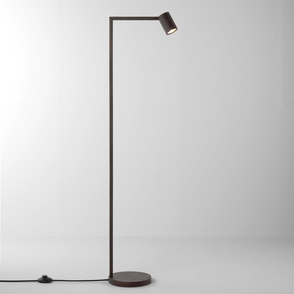 Sleek Bronze Ascoli LED Floor Lamp