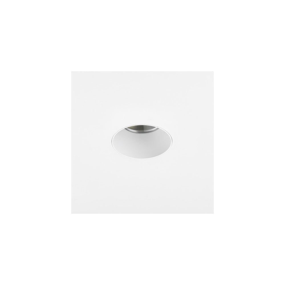 Void Round 80 Recessed Downlight in Matt White Finish