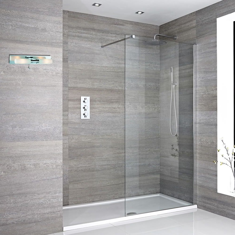 Elegant Chrome and Opal Glass Wall Sconce with Pull Cord