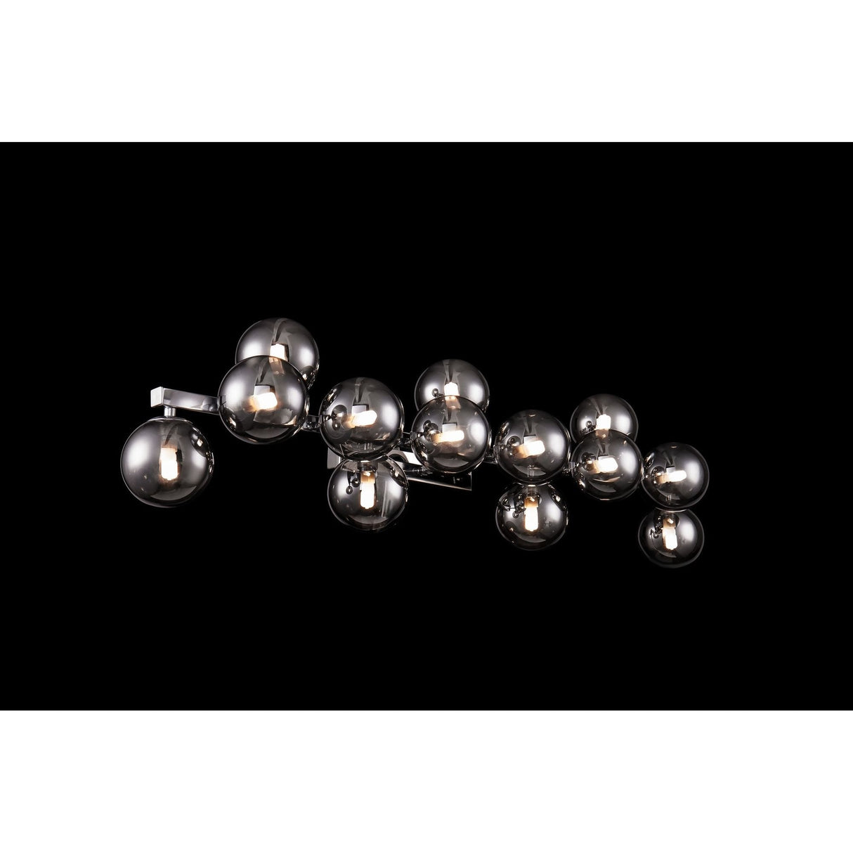 Contemporary Chrome Wall Light Fixture 13 x 28W G9