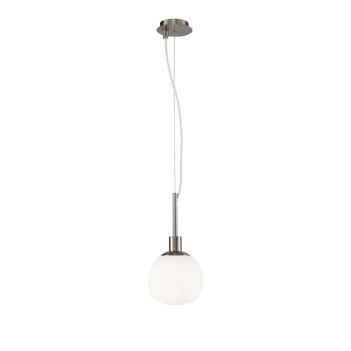 Erich Modern Nickel Pendant Light Fixture 1 x 40W