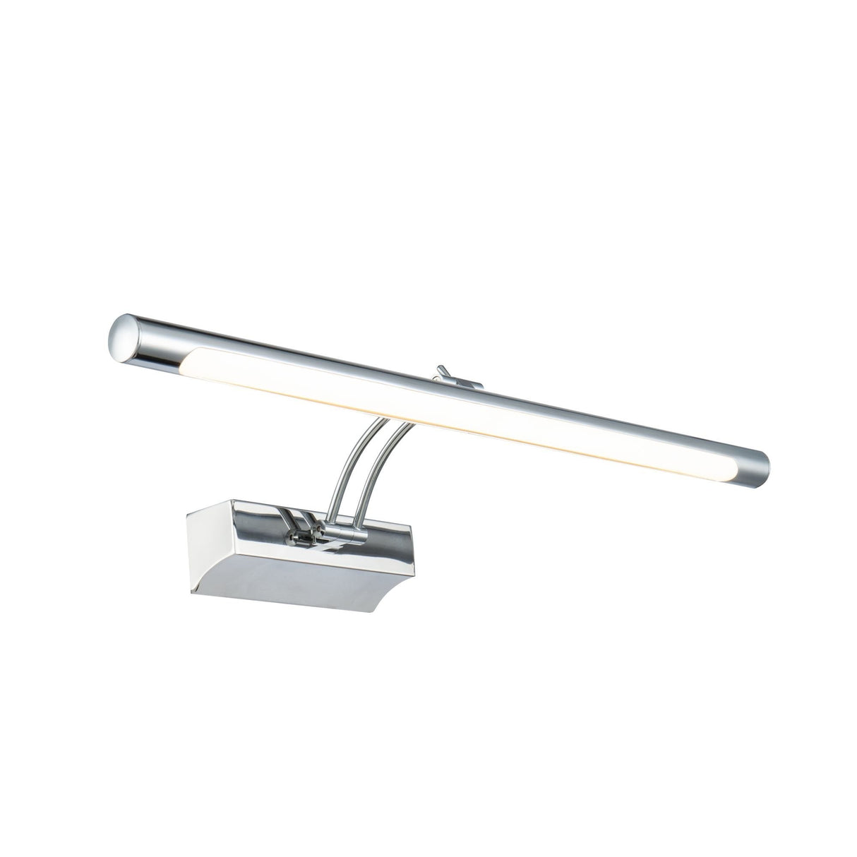 Fino Sleek Chrome Backlit Pendant, 52cm