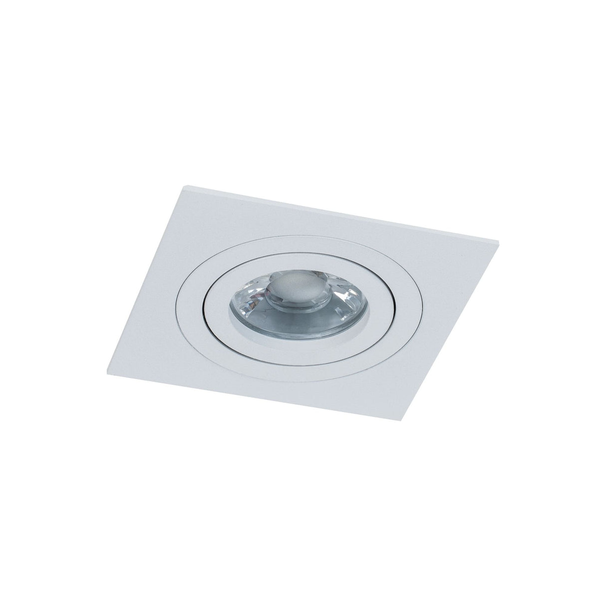 Sleek White Aluminum Downlight Fixture with GU10 Compatibility