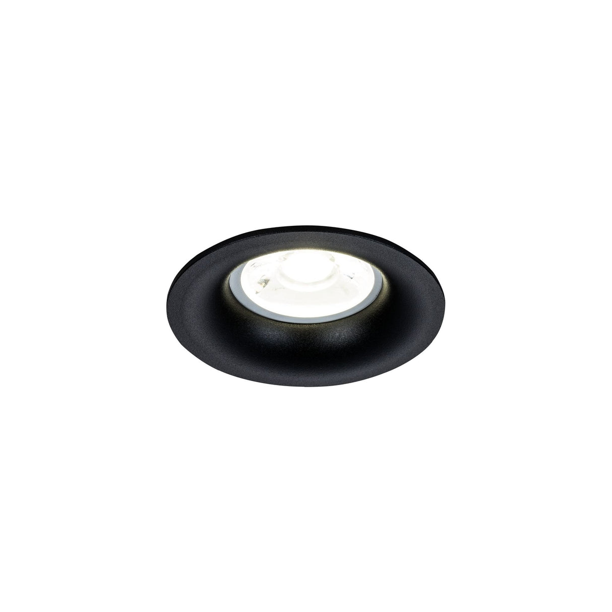 Sleek Black Aluminum Downlight - 50W GU10 Bulb