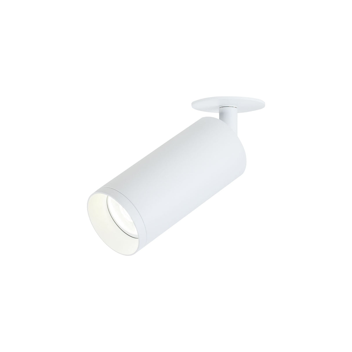 Sleek White Aluminum Ceiling Spotlight 1 x 50W