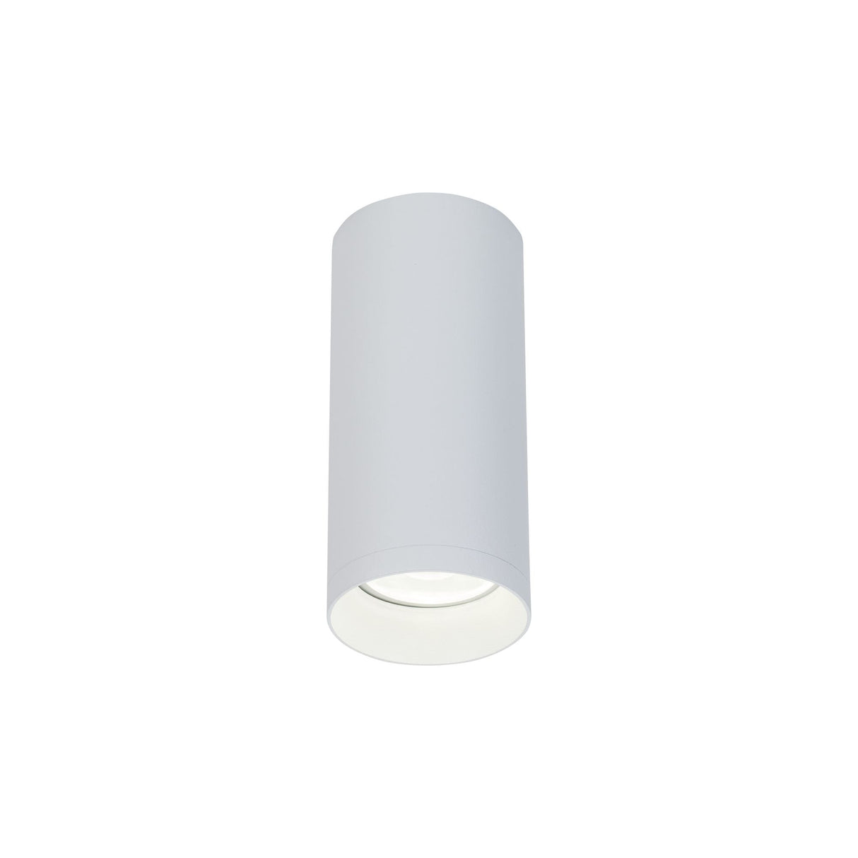 Sleek White Aluminum Ceiling Lamp with Adjustable Drop, 50W GU10