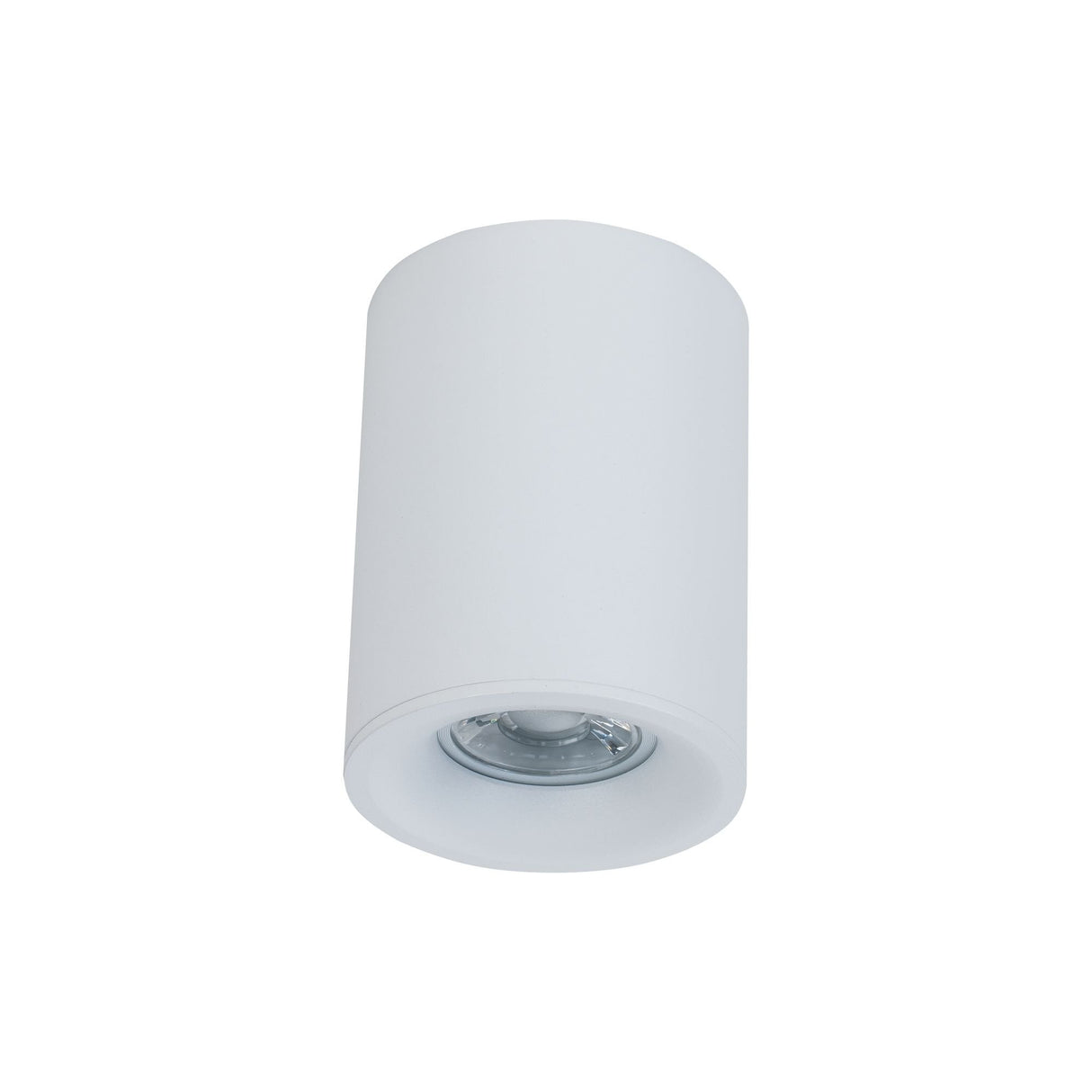 Sleek White Alfa Ceiling Light with Aluminum Finish
