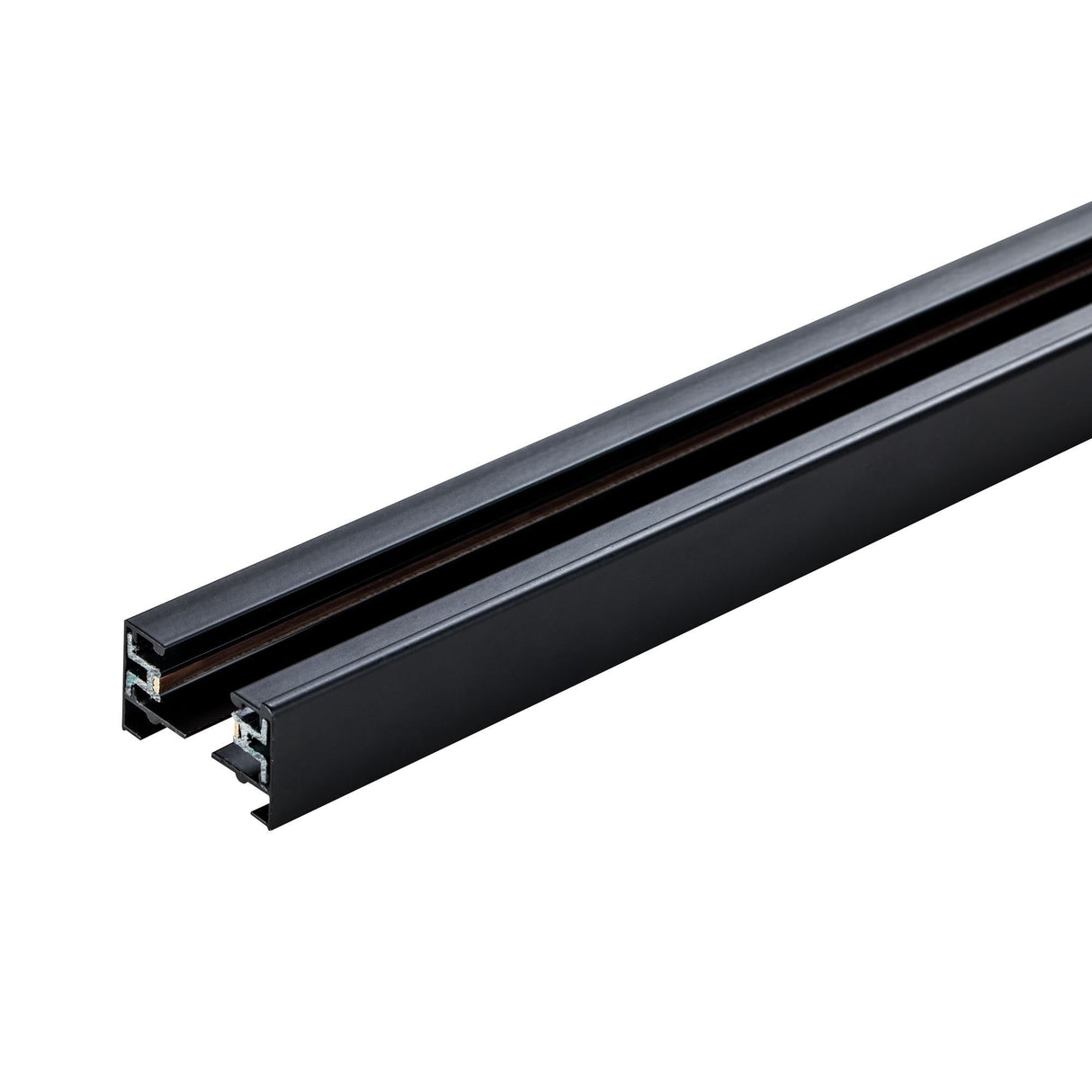 Sleek Black Aluminum Track Lighting Component