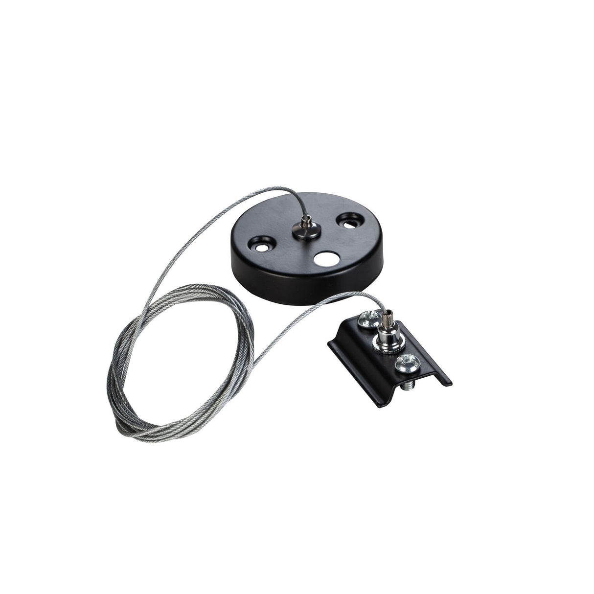 Sleek Black Cable Suspension Accessory for Unity Track Systems